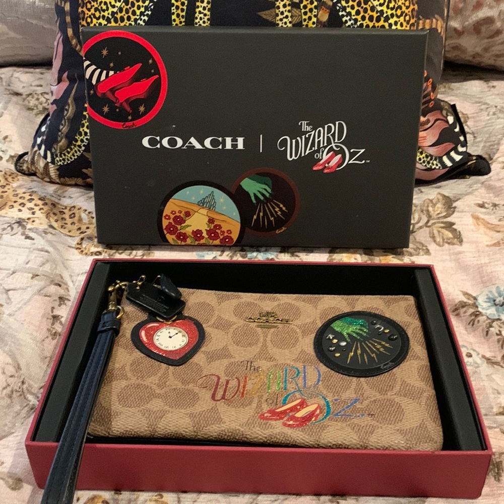 Coach Wristlet bag with box